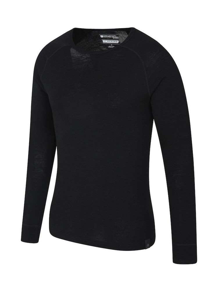 Mountain Warehouse Black Merino Thermal Tops 2 Pack - Image 2 of 2