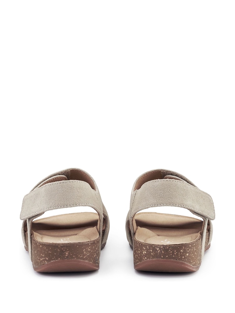 Hotter Natural Regular Fit Explore Touch Fastening Sandals - Image 4 of 4