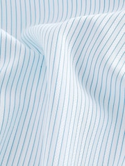 White Stripe Slim Fit Signature 100% Cotton Canclini Shirt - Image 8 of 8