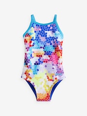 Zoggs Girls Yaroomba Floral One Piece Swimsuit - Image 1 of 5