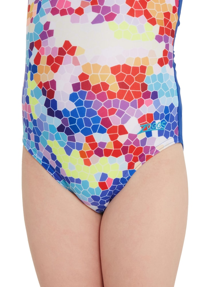 Zoggs Girls Yaroomba Floral One Piece Swimsuit - Image 5 of 5