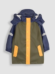 JoJo Maman Bébé Navy Blue 2 Piece Waterproof Trouser And Jacket Set - Image 5 of 8