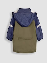 JoJo Maman Bébé Navy Blue 2 Piece Waterproof Trouser And Jacket Set - Image 6 of 8