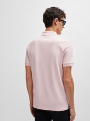 وردي - BOSS Pallas Pima Cotton Polo Shirt - صورة 2 من 5