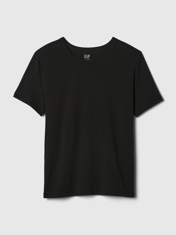 Gap Black Crew Neck Vintage Short Sleeve T-Shirt - Image 4 of 4