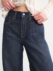 Abercrombie & Fitch High Rise Wide Leg Denim Jeans - Imaginea 3 din 7