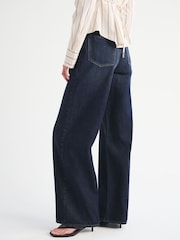 Abercrombie & Fitch High Rise Wide Leg Denim Jeans - Imaginea 4 din 7