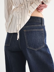 Abercrombie & Fitch High Rise Wide Leg Denim Jeans - Imaginea 6 din 7