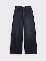 Abercrombie & Fitch High Rise Wide Leg Denim Jeans - Imaginea 7 din 7