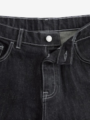 Black Rinse EDIT Barrel Jeans - Image 6 of 9