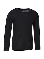Mountain Warehouse Black Merino II Kids Round Neck Thermal Top - Image 3 of 5