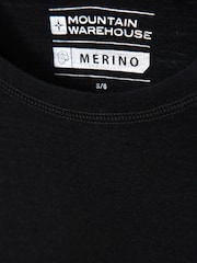 Mountain Warehouse Black Merino II Kids Round Neck Thermal Top - Image 4 of 5