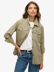 Superdry 100% Cotton Military Overshirt - Image 1 of 8