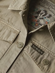 Superdry 100% Cotton Military Overshirt - Image 6 of 8