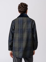Aubin Caenby Wool Check Worker Jacket - Image 2 of 8