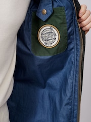 Aubin Caenby Wool Check Worker Jacket - Image 7 of 8