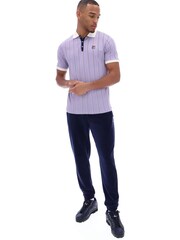 Fila Purple Brett Double Stripe Bb1 Polo Shirt - Image 1 of 4
