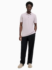 AllSaints Purple Reform Polo Shirt - Image 3 of 5
