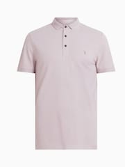 AllSaints Purple Reform Polo Shirt - Image 5 of 5