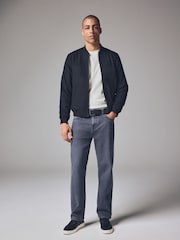 Steel Blue Straight Fit Belted Authentic Jeans - Image 2 of 12