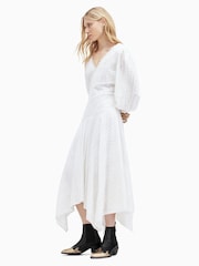 AllSaints White Aviana Broderie Dress - Image 3 of 7