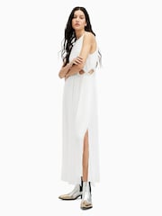 AllSaints White Aviana Broderie Dress - Image 5 of 7