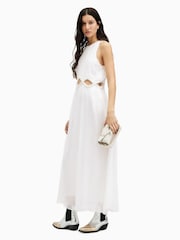 AllSaints White Aviana Broderie Dress - Image 6 of 7
