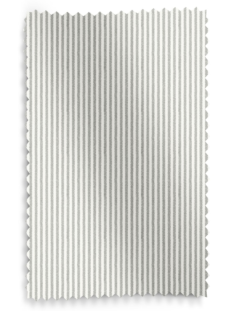 Sophie Allport Grey Stamford Stripe Made to Measure 100% Cotton Roman Blinds - Image 6 of 6