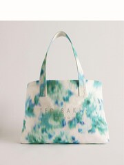Ted Baker Cream Caitina Floral Beach Bag - Image 1 of 5