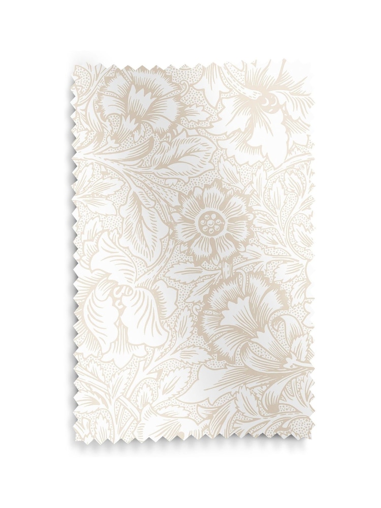 William Morris At Home Oat Poppy Sheer Made To Measure Curtains - Image 5 of 5