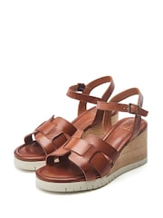 Moda in Pelle Pedie H Band Weave Sandals - Image 2 of 4