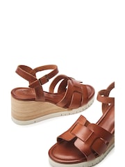 Moda in Pelle Pedie H Band Weave Sandals - Image 4 of 4