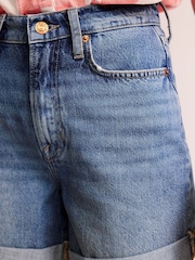 Boden Blue Denim Shorts - Image 4 of 6