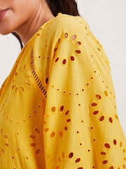Monsoon Kleid "Tilly" aus 100 % Baumwolle mit Lochstickereien - Bild 3 von 5