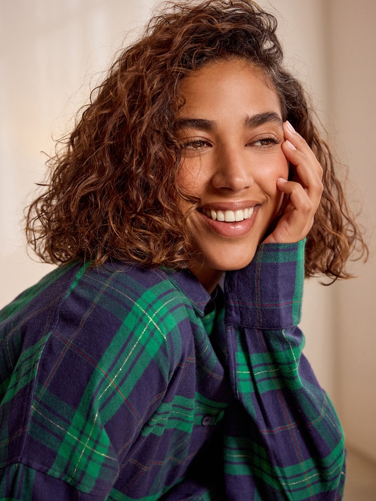 Bath & Body Works Green Check Nightie - Image 7 of 7