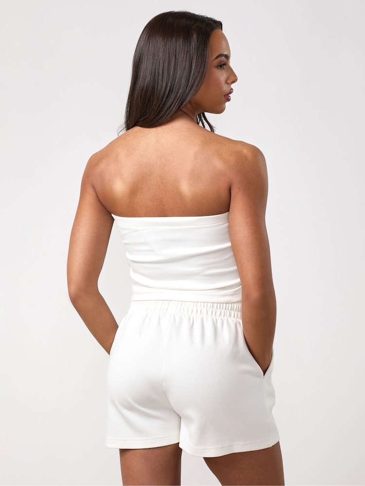 Gym King White Portals Bandeau Vest - Image 2 of 4 Gym King White Portals Bandeau Vest - Image 2 of 4