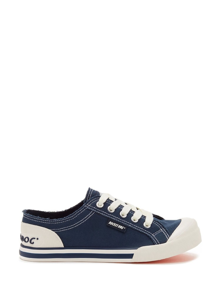 Rocket Dog Jazzin Cotton Canvas Trainers - Image 1 of 5