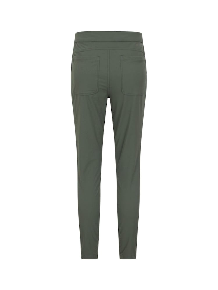 Mountain Warehouse Green Womens 100% Cotton Kesugi Trekking Trousers - Image 2 of 5