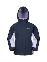 Mountain Warehouse Blue Kids Shelly II Waterproof Jacket - Image 1 of 5