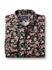 Charles Tyrwhitt Slim Fit Liberty Fabric Floral Print 100% Cotton Shirt - Bild 4 von 6
