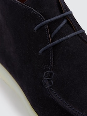 Reiss Navy Loftus Suede Chukka Boots - Image 5 of 5