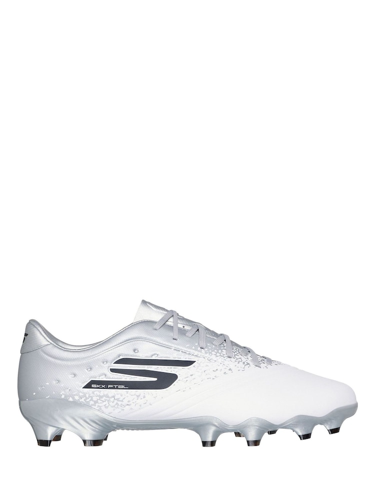Skechers White Skechers Razor 1.5 Academy Firm Ground Boots - Image 1 of 5