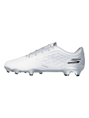Skechers White Skechers Razor 1.5 Academy Firm Ground Boots - Image 2 of 5