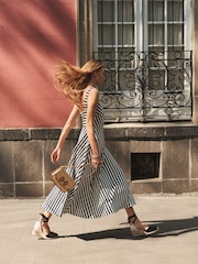 Boden Gestreiftes Midi-Wickelkleid aus Jersey - Bild 2 von 6