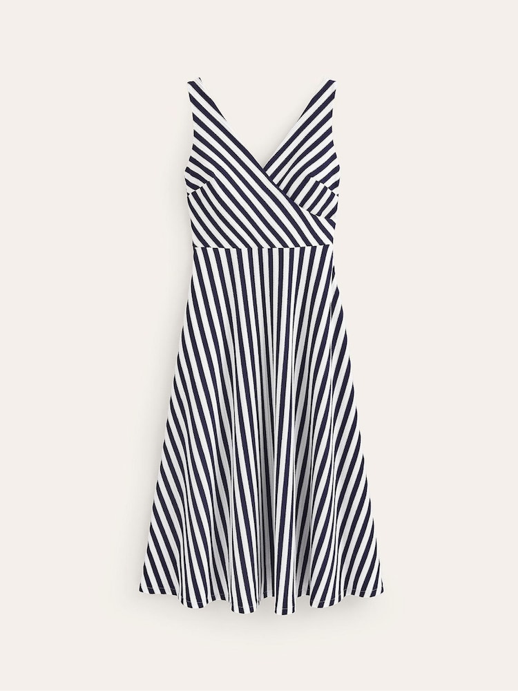 Boden Gestreiftes Midi-Wickelkleid aus Jersey - Bild 6 von 6