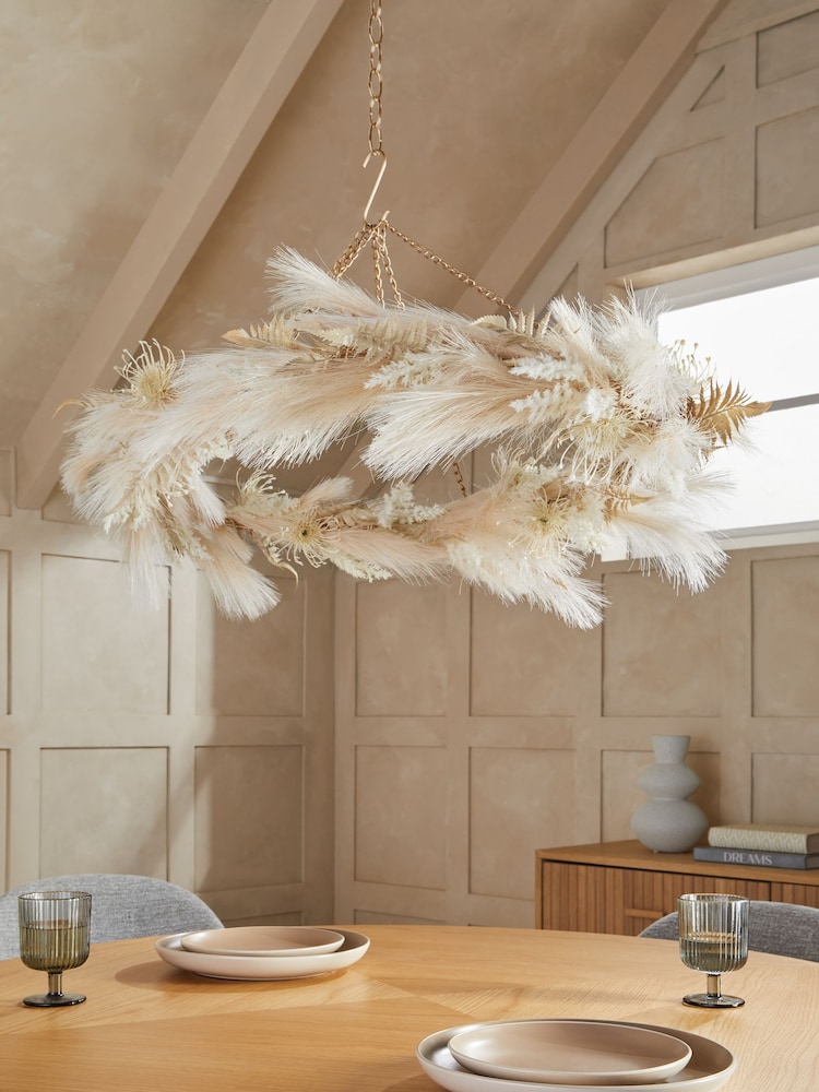 Natural Artificial Dried Floral Ceiling Decoration - Image 1 of 3