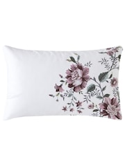 Laura Ashley Blackberry Purple Editas Garden 100% Cotton Pillowcases - Image 3 of 3