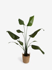Green Artificial Banana Leaf Plant - Image 3 of 4