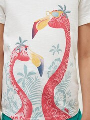 FatFace Flamingo Graphic T-Shirt - Изображение 4 из 4