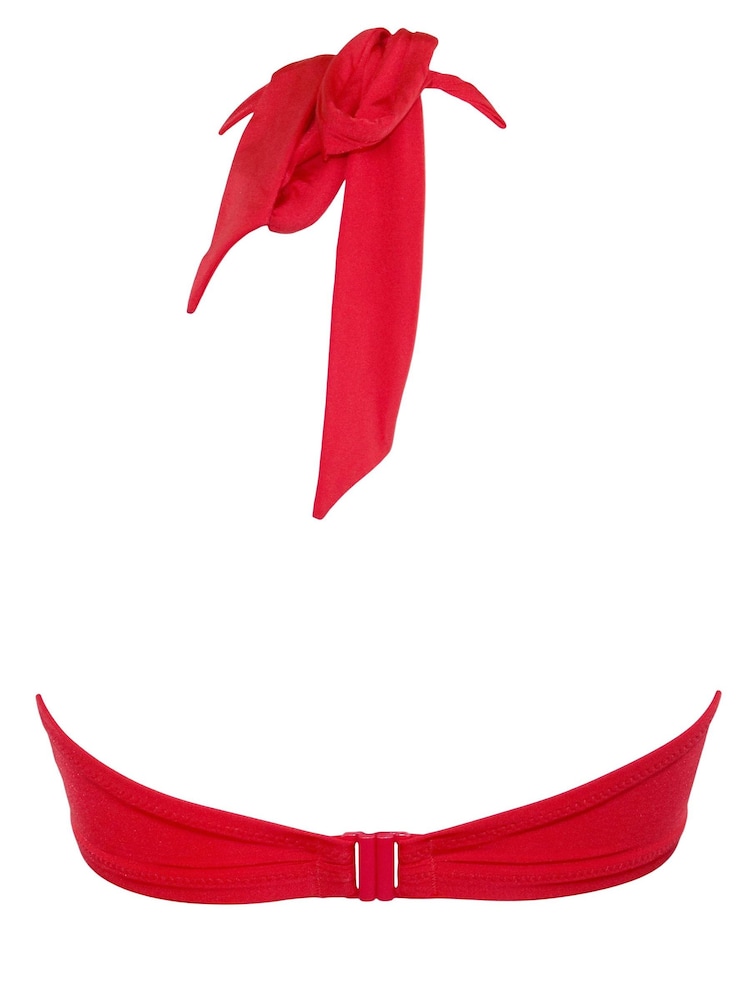 Pour Moi Red Padded Samoa Bikini Top - Image 5 of 5